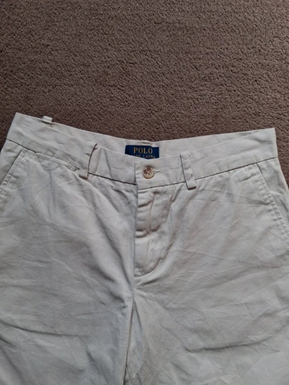 Polo Ralph Lauren Vintage "Tyler short" Pleated Chino Shorts W40 - Picture 3 of 5
